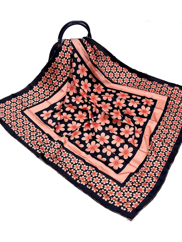 Black_&_Pink_Polyester_Satin_Silk_Premium_&_Elegant_Digital_Printed_Square_Scarf_For_Women