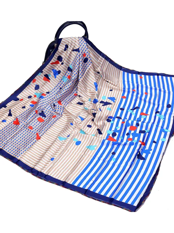 Blue_&_Cream_Polyester_Satin_Silk_Premium_&_Elegant_Digital_Printed_Square_Scarf_For_Women