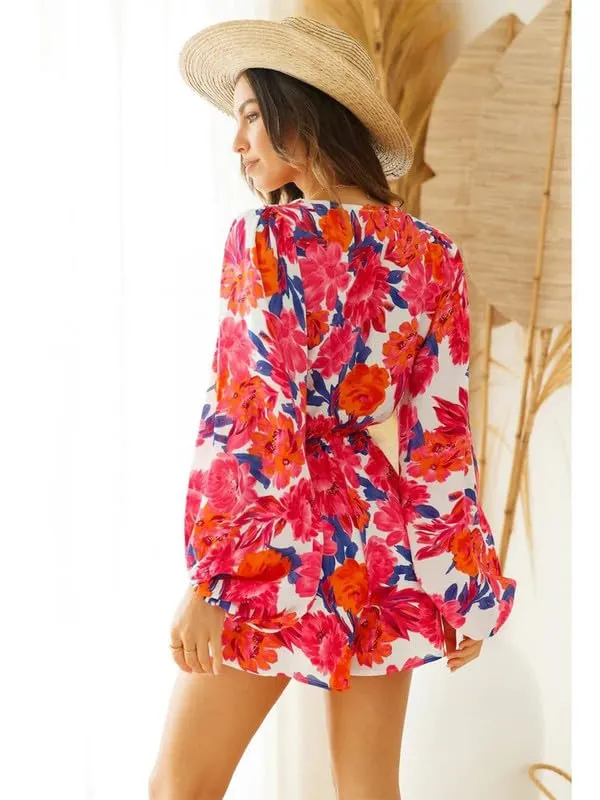 Red_Polycotton_Premium_&_Elegant_Fit_And_Flare_Dress_For_Women
