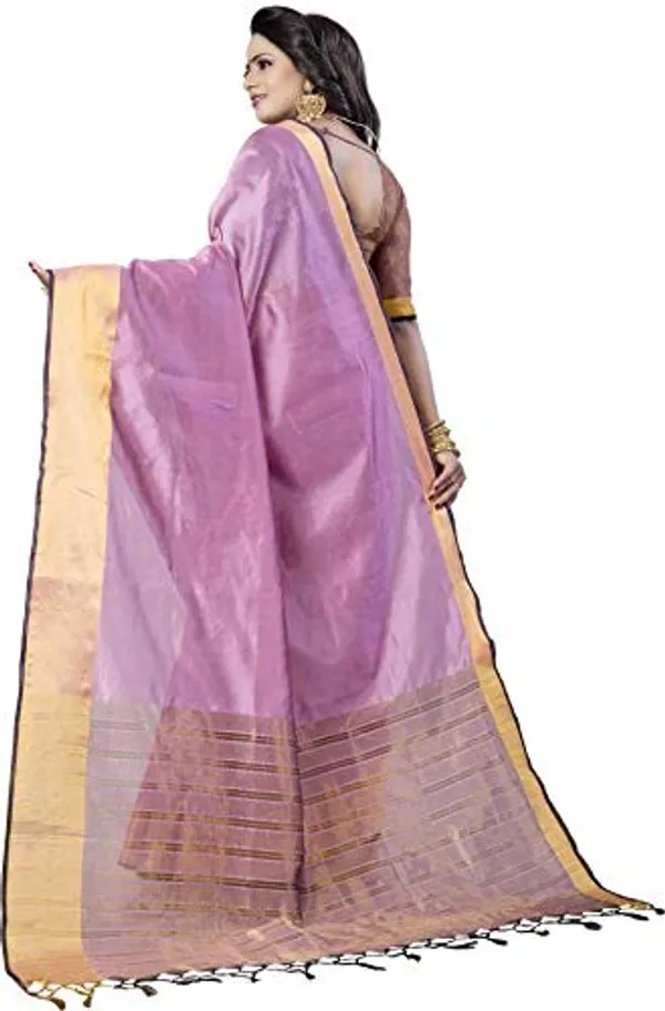 Purple_Polyester_Premium_&_Elegant_Saree_Saree_With_Blouse_Piece_For_Women