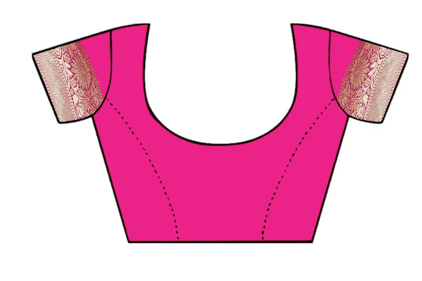 Pink_Silk___Jacquard_Premium_&_Elegant_(_Butti_)_Banarasi_Saree_With_Blouse_Piece_For_Women