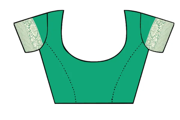 Green_Silk___Jacquard_Premium_&_Elegant_(_Butti_)_Banarasi_Saree_With_Blouse_Piece_For_Women