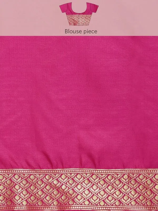 Pink_&_Golden_Silk___Premium_&_Elegant_(_Golden_Zari_Pallu_Patola_Ethnic_Motif_)_Banarasi_Saree_With_Blouse_Piece_For_Women