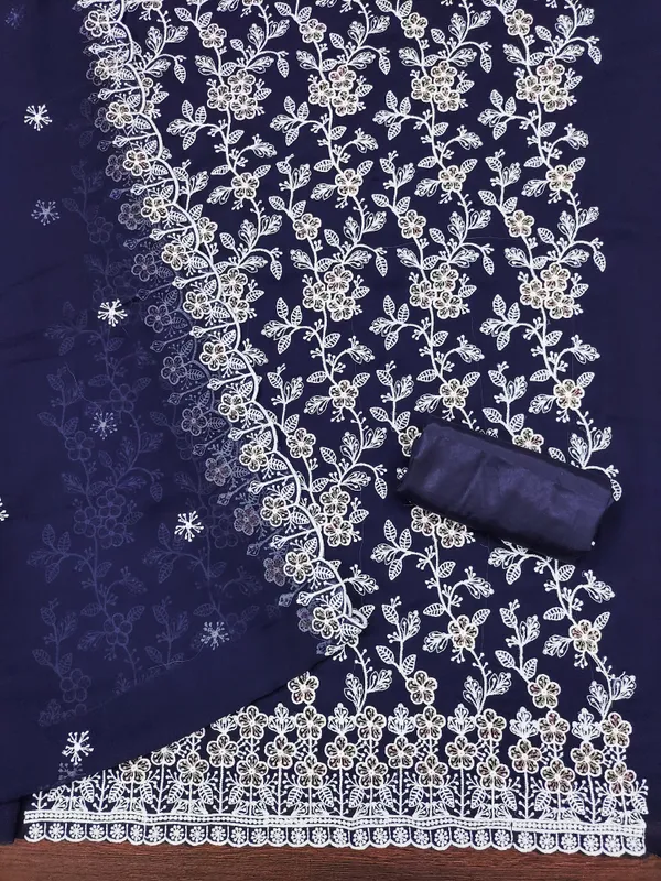 Royal_Blue_Georgette_White_&_Multicolor_Floral_Vine_Embroidered_Salwar_Suit_Dress_Material_Set_With_Dupatta_Unstitched