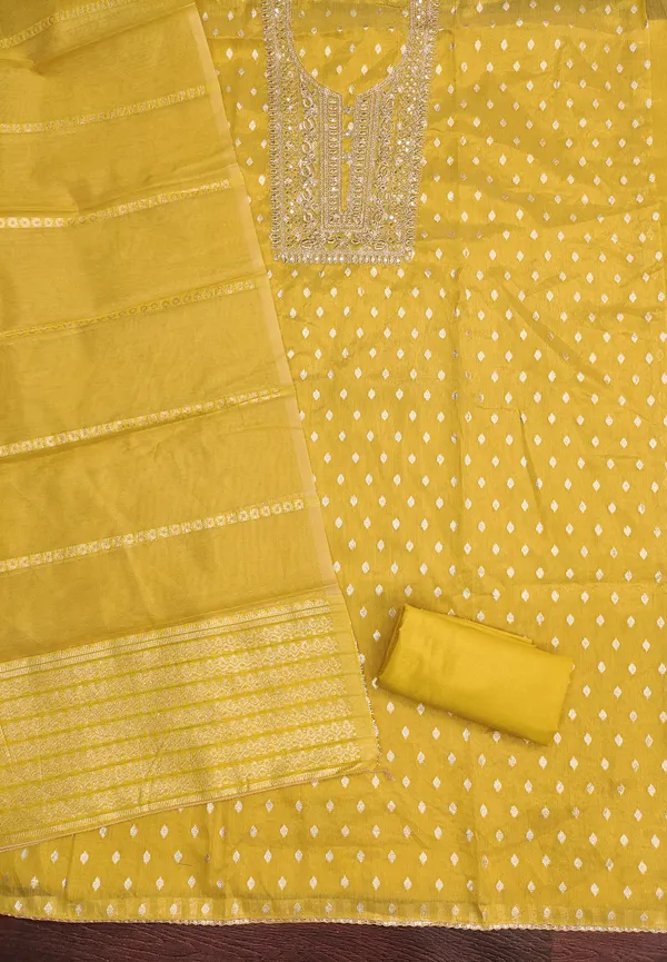 Yellow_Premium_Simmer_Butti_Salwar_Suit_Dress_Material_With_Golden_Neck_Work_&_Jacquard_Dupatta_Unstitched