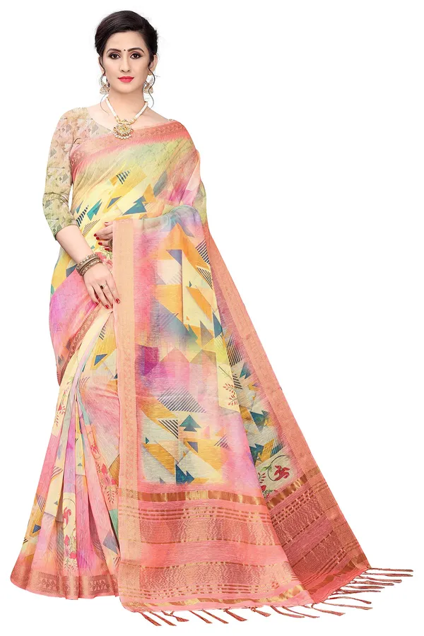 Purple_Cotton___Jacquard_Premium_&_Elegant_Digital_Print_Jacquard_Saree_With_Blouse_Piece_For_Women