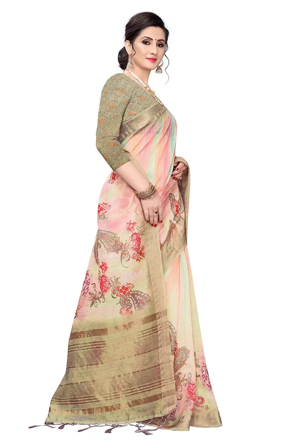 Khaki_Cotton___Jacquard_Premium_&_Elegant_Digital_Print_Jacquard_Saree_With_Blouse_Piece_For_Women