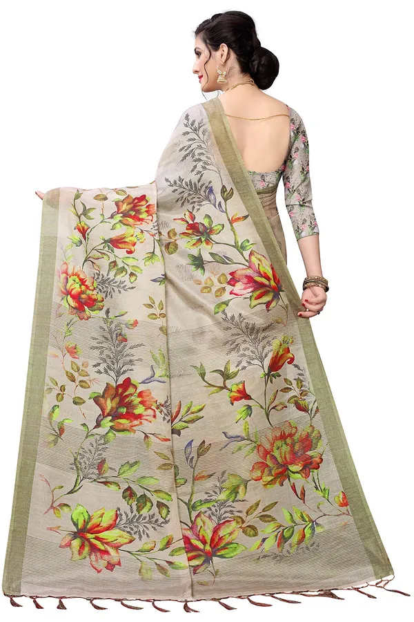 Khaki_Cotton___Jacquard_Premium_&_Elegant_Digital_Print_Jacquard_Saree_With_Blouse_Piece_For_Women
