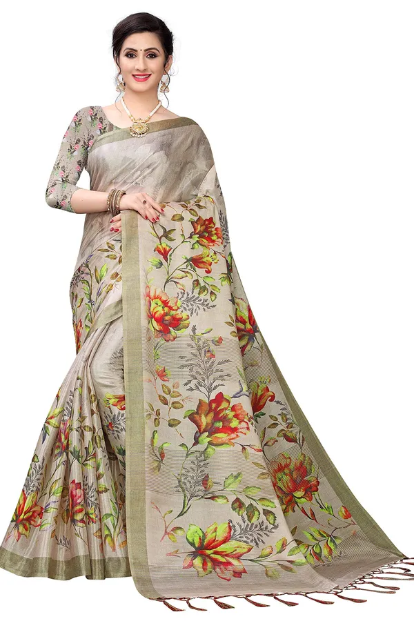 Khaki_Cotton___Jacquard_Premium_&_Elegant_Digital_Print_Jacquard_Saree_With_Blouse_Piece_For_Women