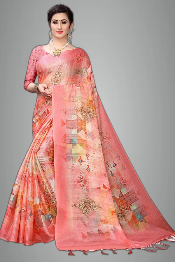 Pink_Cotton___Jacquard_Premium_&_Elegant_Digital_Print_Jacquard_Saree_With_Blouse_Piece_For_Women