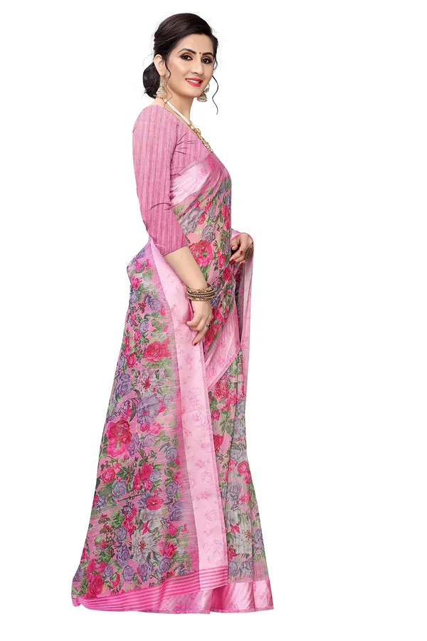 Pink_Cotton___Jacquard_Premium_&_Elegant_Digital_Print_Jacquard_Saree_With_Blouse_Piece_For_Women