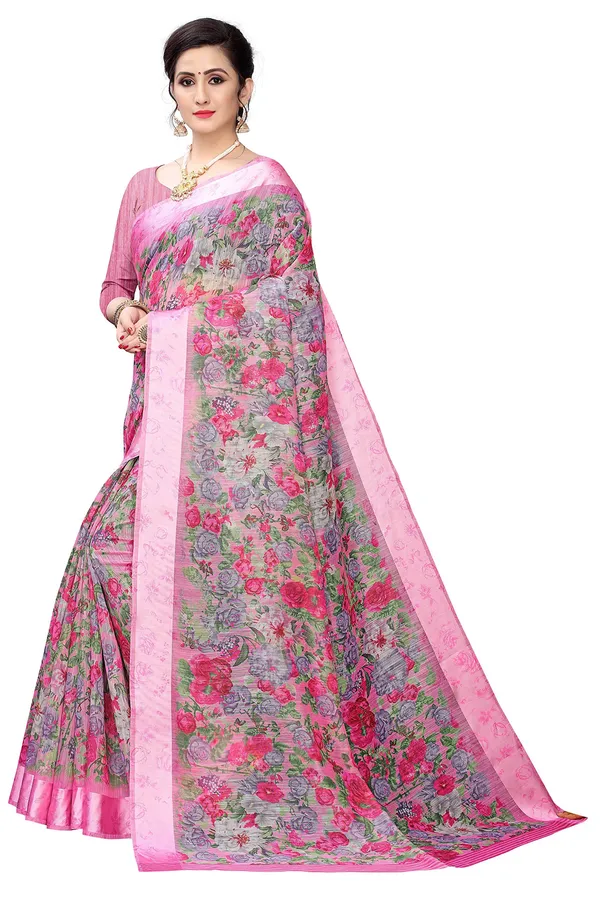 Pink_Cotton___Jacquard_Premium_&_Elegant_Digital_Print_Jacquard_Saree_With_Blouse_Piece_For_Women