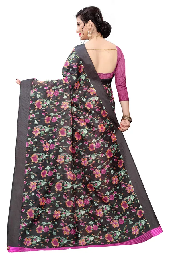 Brown_Cotton___Jacquard_Premium_&_Elegant_Digital_Print_Jacquard_Saree_With_Blouse_Piece_For_Women