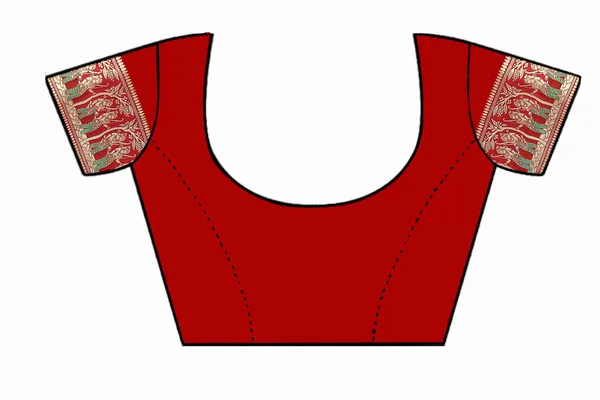 Red_Silk_Jacquard_Premium_&_Elegant_(_Jacquard_)_Banarasi_Saree_With_Blouse_Piece_For_Women