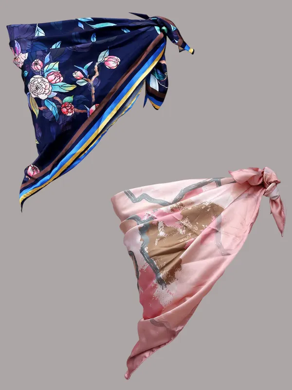 Baby_Pink_&_Navy_Blue_Polyester_Satin_Silk_Premium_&_Elegant_Digital_Printed_Square_Scarf_For_Women_(Pack_Of_2)