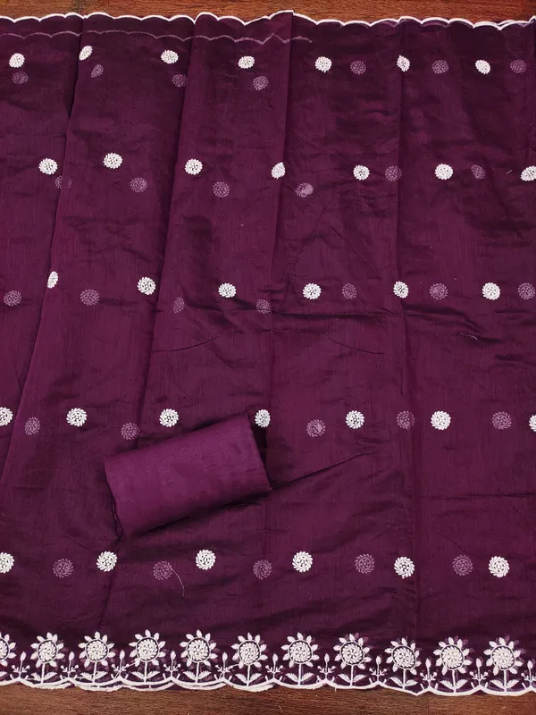 Violet_Chanderi_Cotton_Embroidered_Salwar_Suit_Dress_Material_With_Santoon_Bottom_&_Dupatta_Unstitched