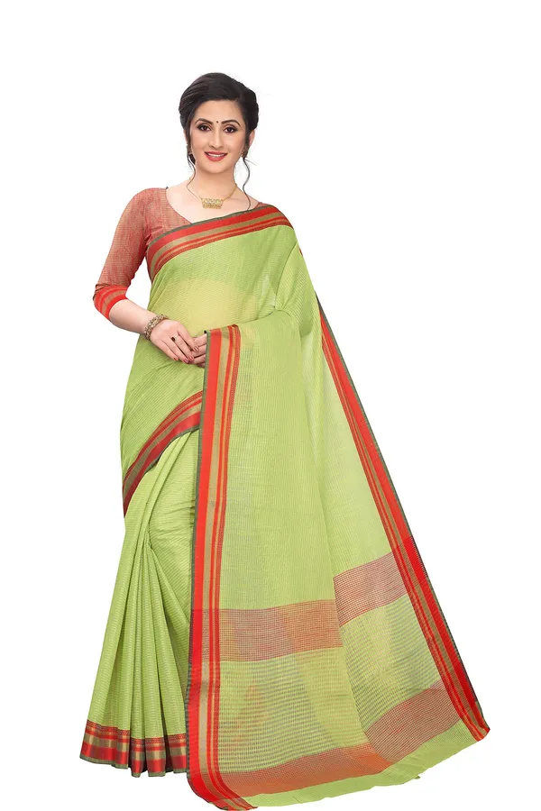 Light_Green_Cotton_Silk_Jacquard_Premium_&_Elegant_(_Jacquard_)_Maheshwari_Saree_With_Blouse_Piece_For_Women
