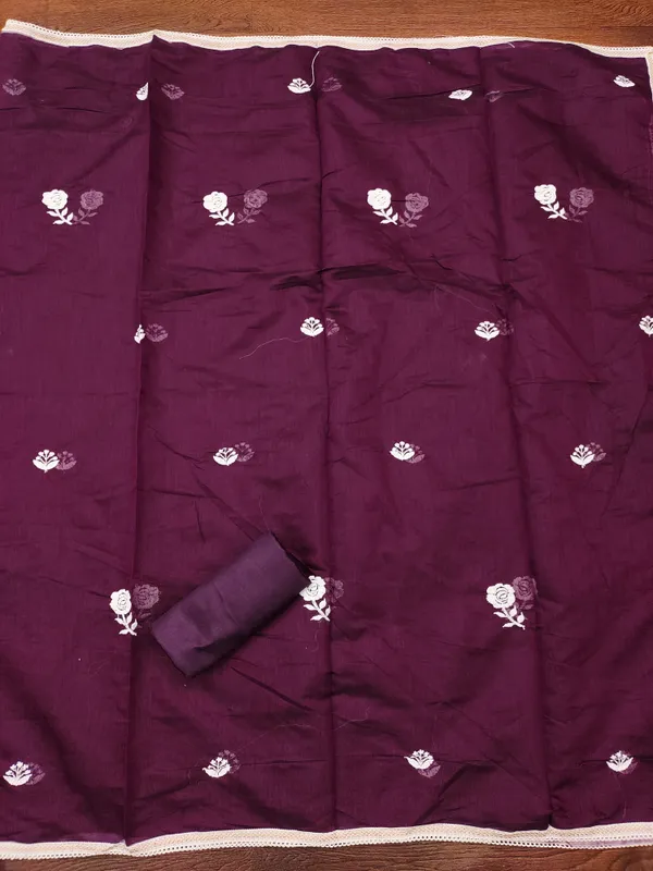 Purple_Chanderi_Cotton_Salwar_Suit_Dress_Material_With_Rose_Thread_Work_&_Embroidered_Dupatta_Unstitched