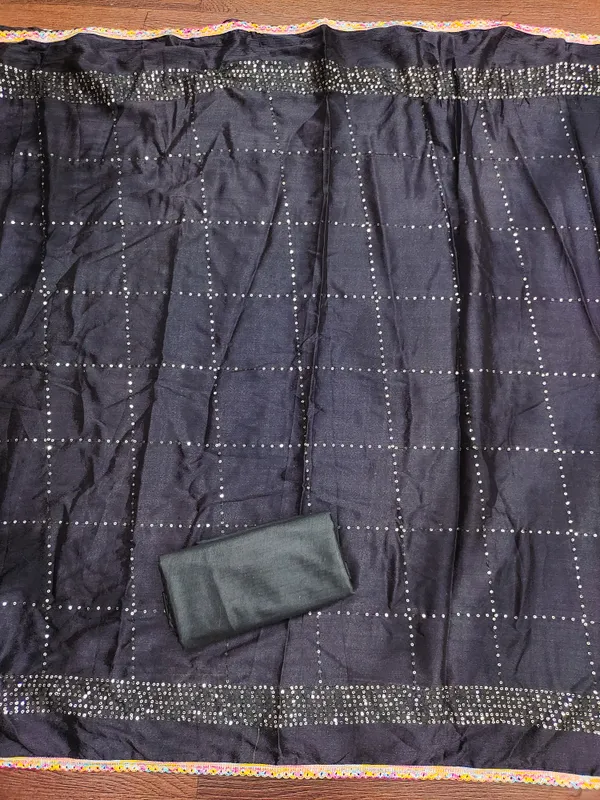 Black_Vichitra_Silk_Salwar_Suit_Dress_Material_With_Multicolor_Thread_&_Sequin_Work_Unstitched