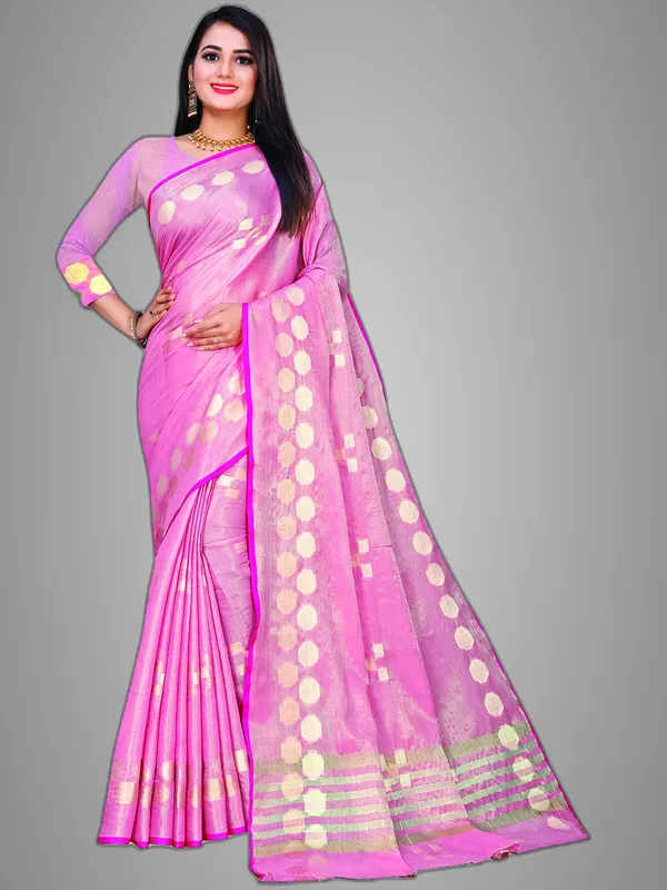 Dark_Blue_Silk___Jacquard_Premium_&_Elegant_Banarasi_Saree_With_Blouse_Piece_For_Women