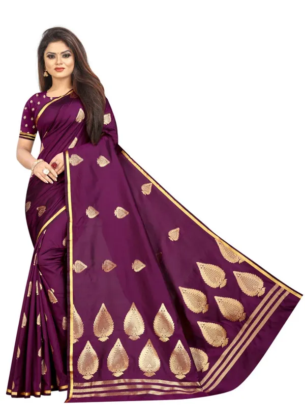 Purple_Silk___Jacquard_Premium_&_Elegant_Banarasi_Saree_With_Blouse_Piece_For_Women