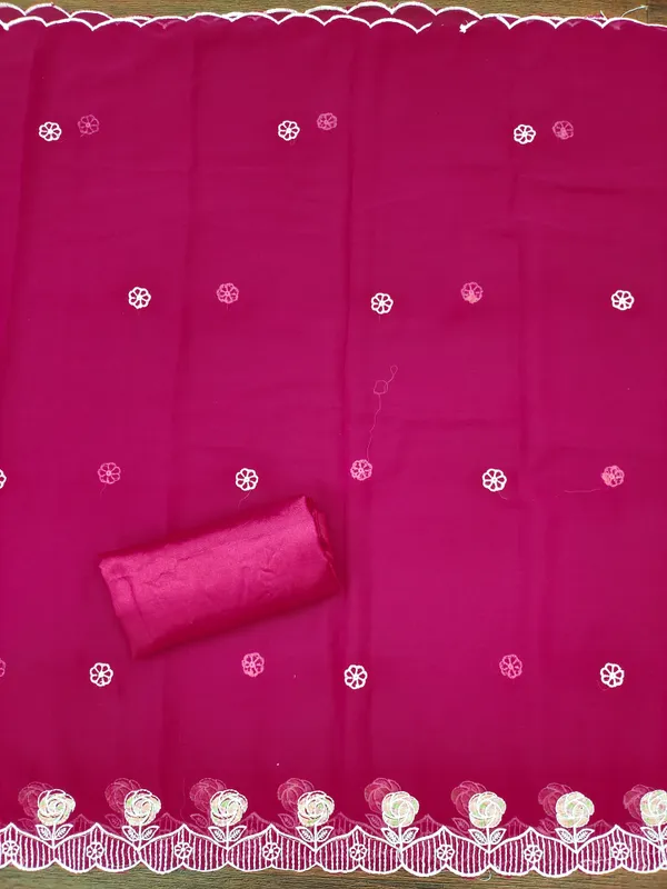 Magenta_Georgette_Salwar_Suit_Dress_Material_With_Floral_Thread_Work_Unstitched