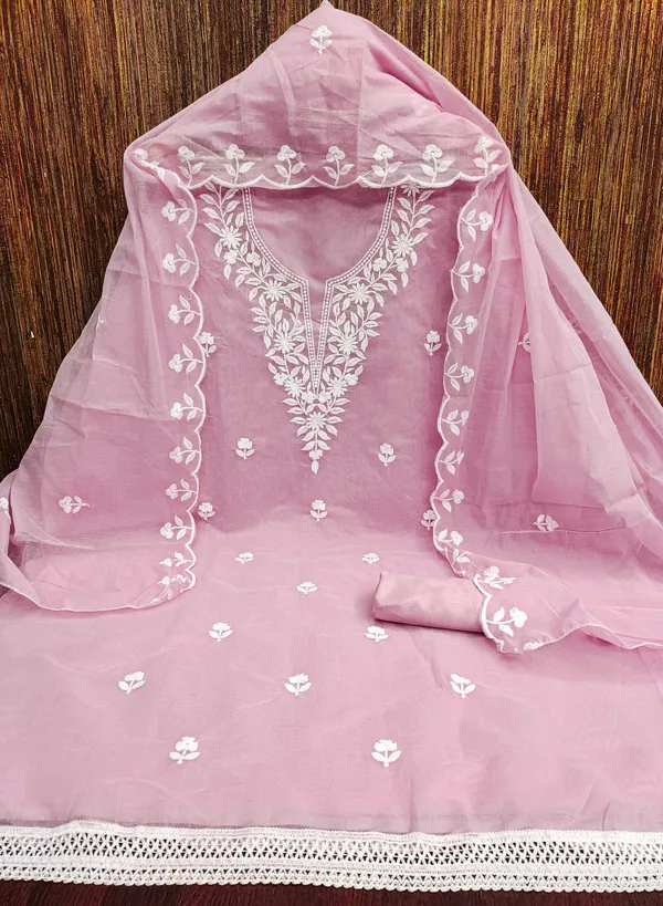 Baby_Pink_Chanderi_Cotton_Salwar_Suit_Dress_Material_With_Elegant_White_Thread_Work_Unstitched