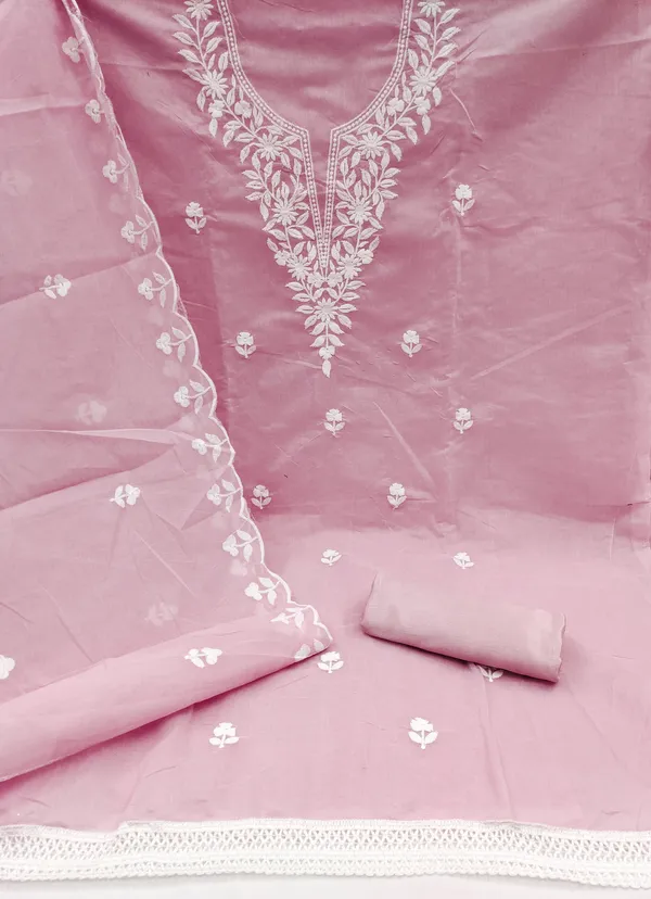 Baby_Pink_Chanderi_Cotton_Salwar_Suit_Dress_Material_With_Elegant_White_Thread_Work_Unstitched