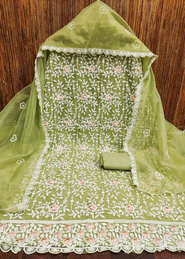 Light_Green_Floral_Elegance_Organza_Salwar_Suit_Set_Unstitched