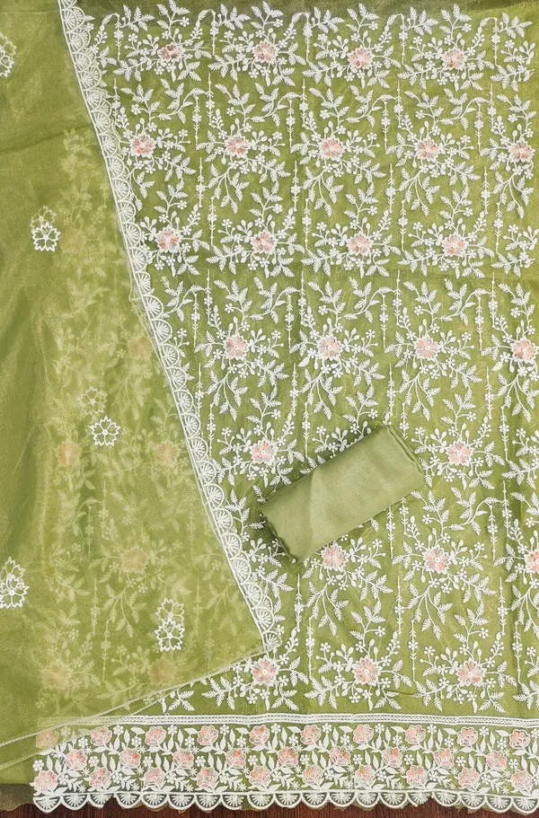 Light_Green_Floral_Elegance_Organza_Salwar_Suit_Set_Unstitched