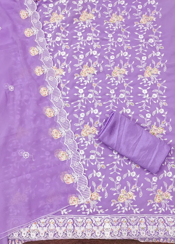 Lavender_Georgette_Salwar_Suit_Dress_Material_With_Floral_Thread_Work_Unstitched