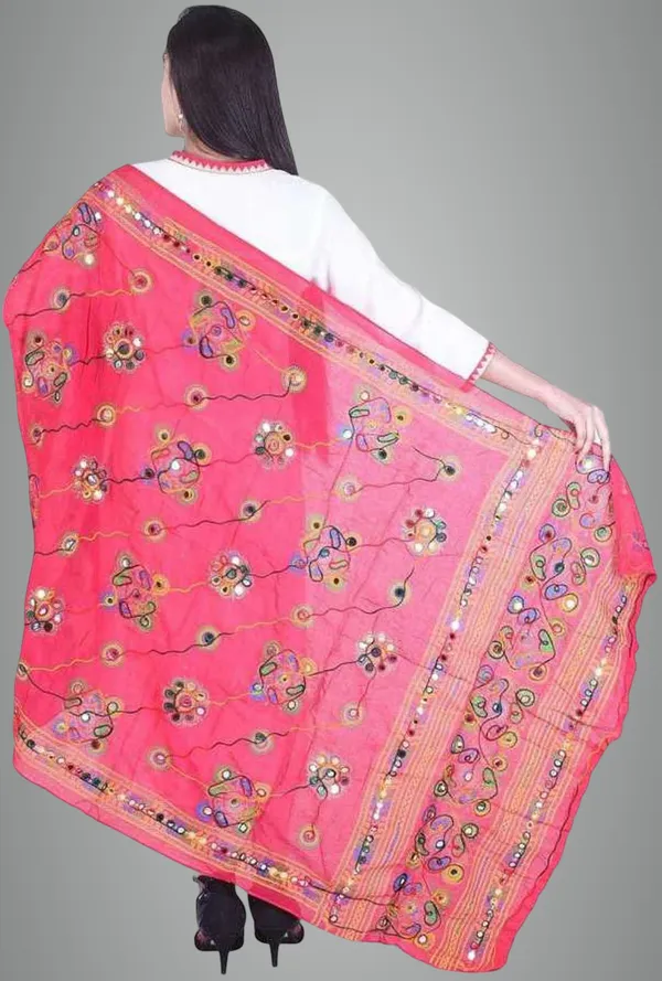 Pink_Cotton_Blend_Embellished_Dupatta_For_Women