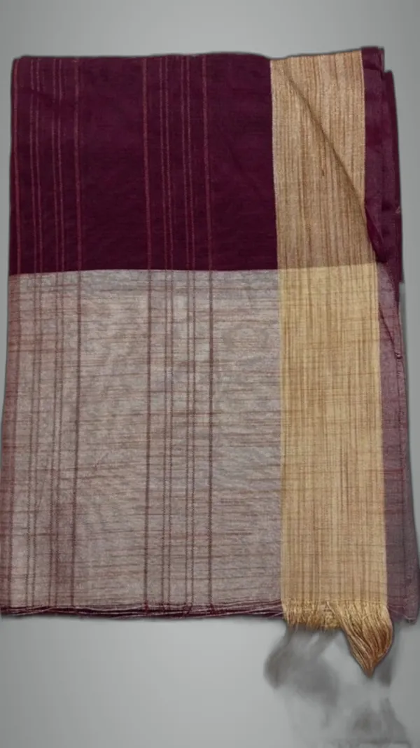 Purple_Silk_Blend_Woven_Dupatta_For_Women