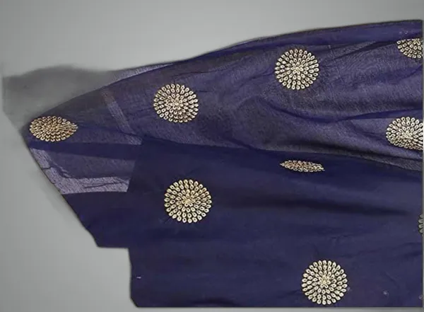 Dark_Blue_Organza_Embroide_Dupatta_For_Women
