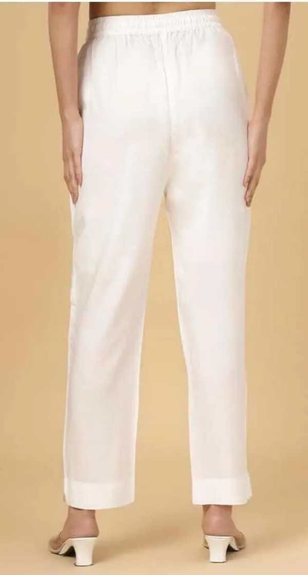 White_Viscose_Rayon_Regular_Fit_Trousers_For_Women