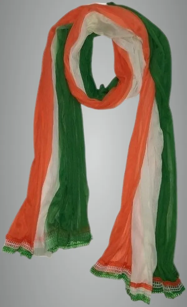 Multicolor_Net_Striped_Unisex_Dupatta_For_Unisex