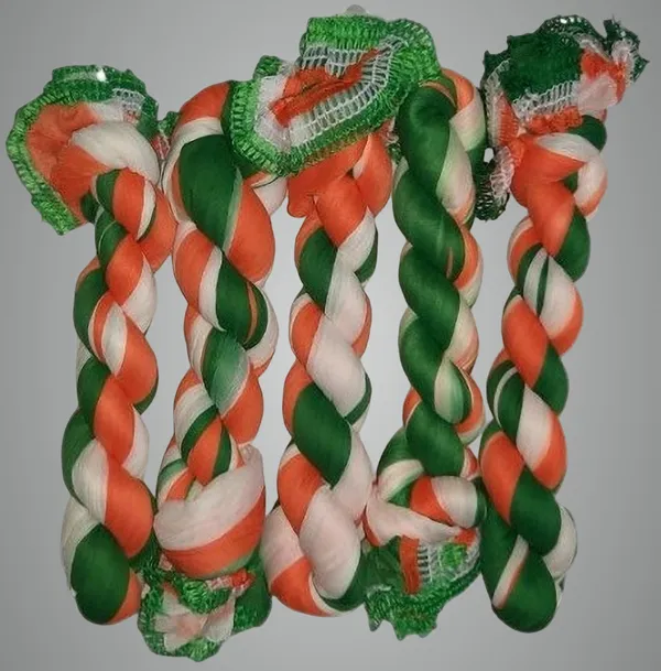 Multicolor_Net_Striped_Unisex_Dupatta_For_Unisex