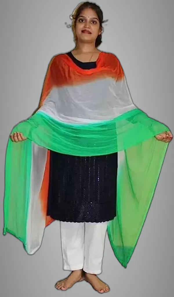 Multicolor_Chiffon_Striped_Unisex_Dupatta_For_Unisex
