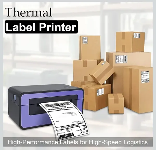 Avinzo_100mm_x_150mm_Direct_Thermal_Shipping_Label,_4"x_6"_Sticker_Rolls,_400_Label_per_Roll,_Strong_Adhesive,_Barcode_Compatible_for_E-Commerce_Couriers_-Pack_of_2,(_800_labels)