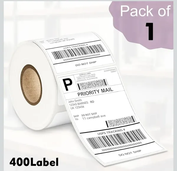 Avinzo_Direct_Thermal_Shipping_400_Labels_Paper_roll,4*6_inch_