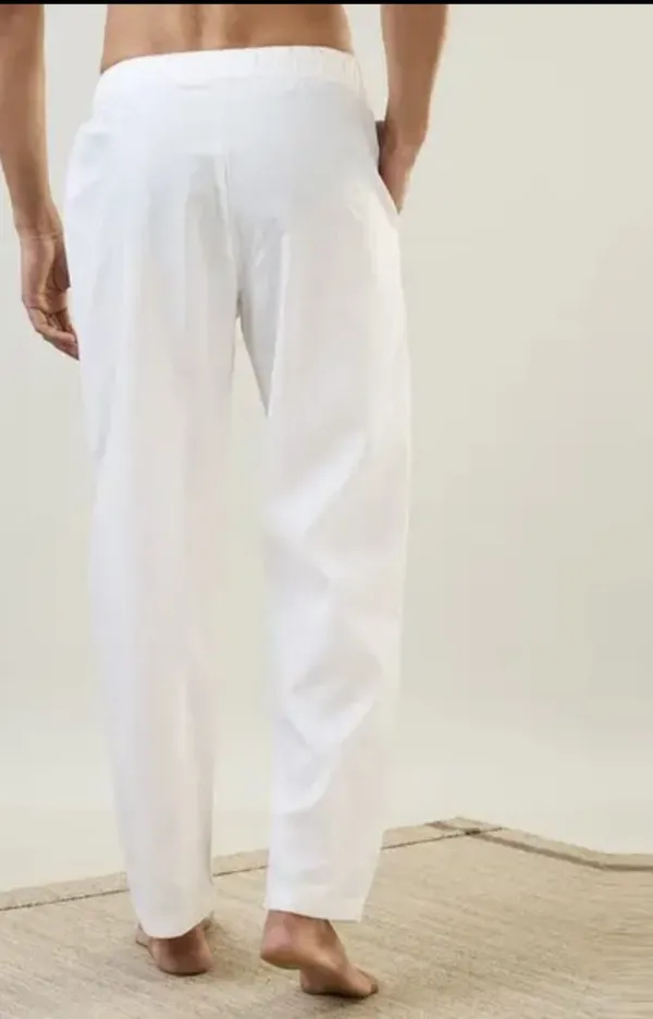 Avinzo_men's_White_cotton_Pyjamas_{pack_0f_2)