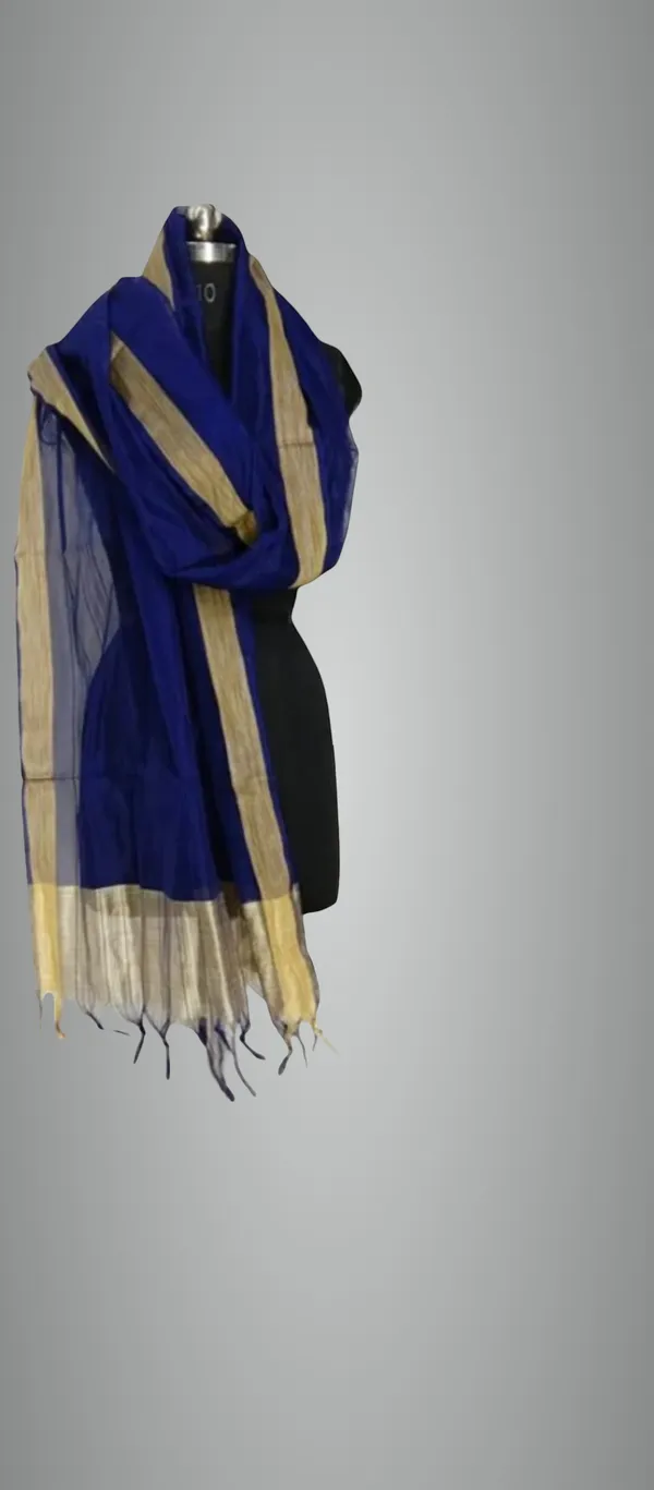 Multicolor_Silk_Blend_Woven_Dupatta_For_Women