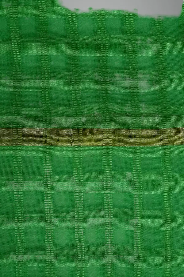Green_Net_Checke_Dupatta_For_Women