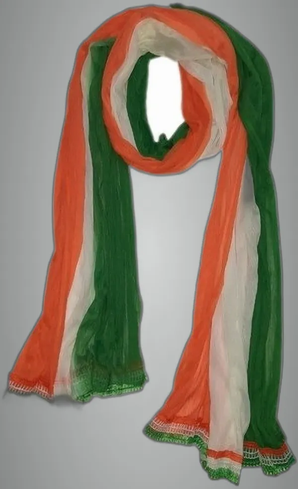 Multicolor_Net_Striped_Unisex_Dupatta_For_Unisex