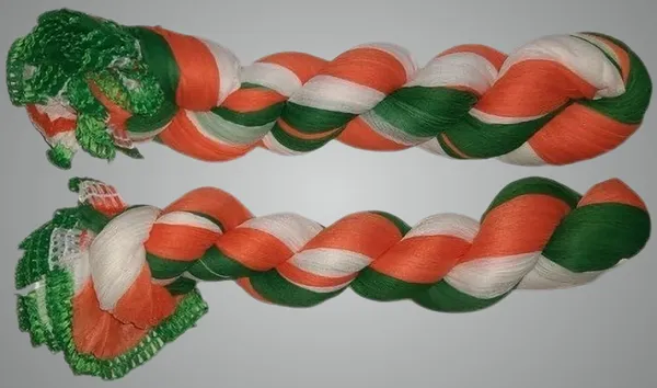 Multicolor_Net_Striped_Unisex_Dupatta_For_Unisex