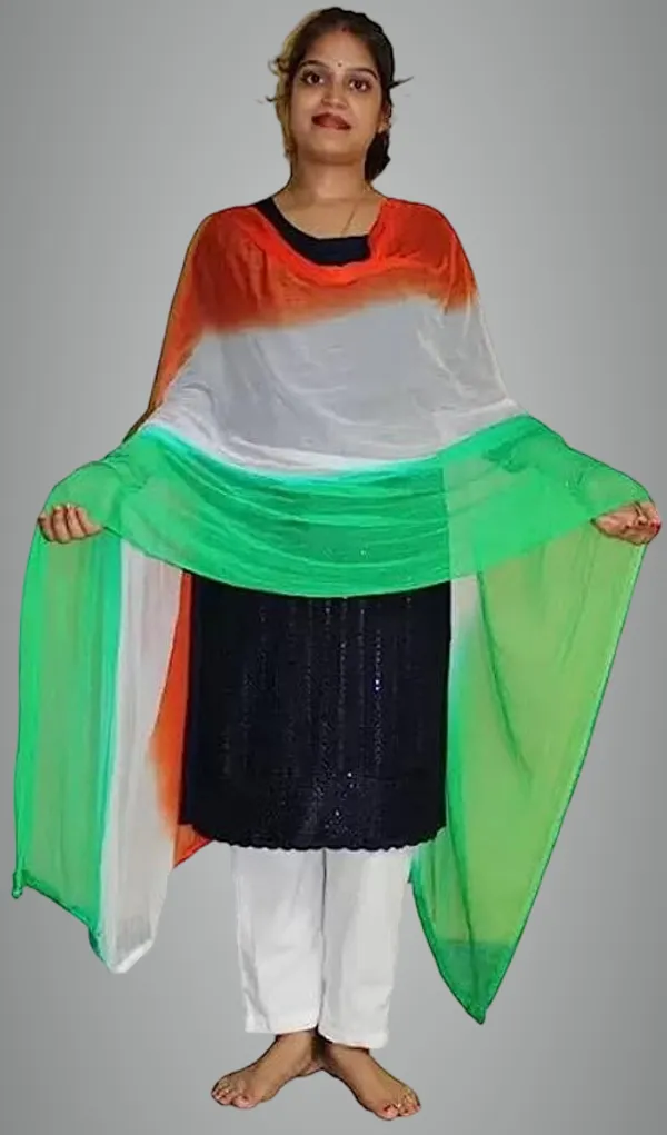 Multicolor_Chiffon_Striped_Unisex_Dupatta_For_Unisex