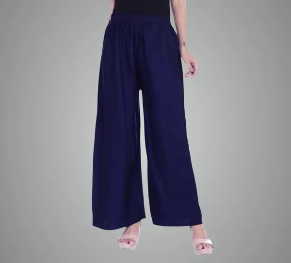 Dark_Blue_Crepe_Trousers_For_Women