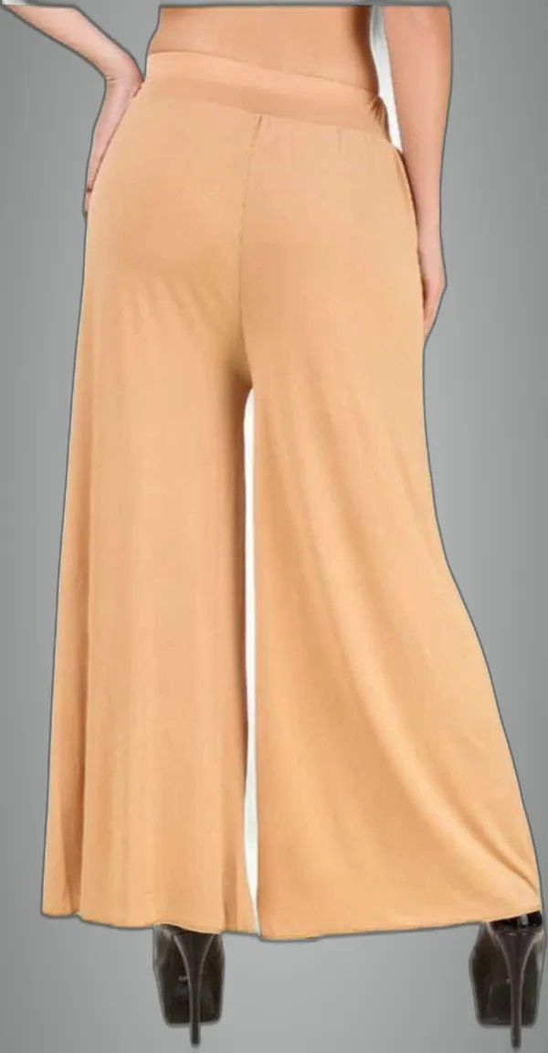 Beige_Satin_Trousers_For_Women