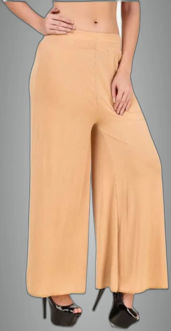 Beige_Satin_Trousers_For_Women