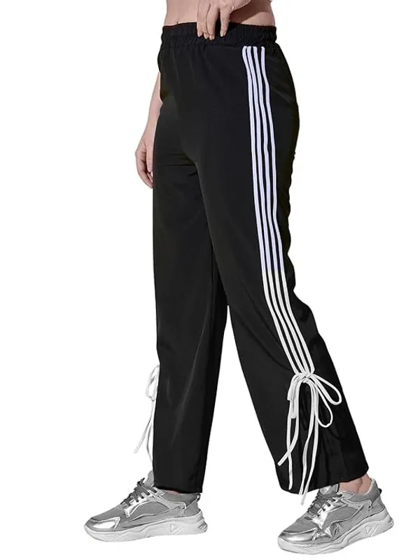 Women_Solid_Black_Track_Pants